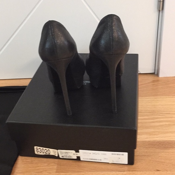 YSL authentic pumps black with patent toe EUR 39.5 - Picture 6 of 8